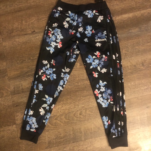 Adidas Printed Tricot Joggers - Picture 1 of 2